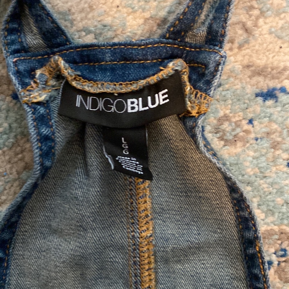 Indigo Blue Maternity Overalls - Picture 4 of 7